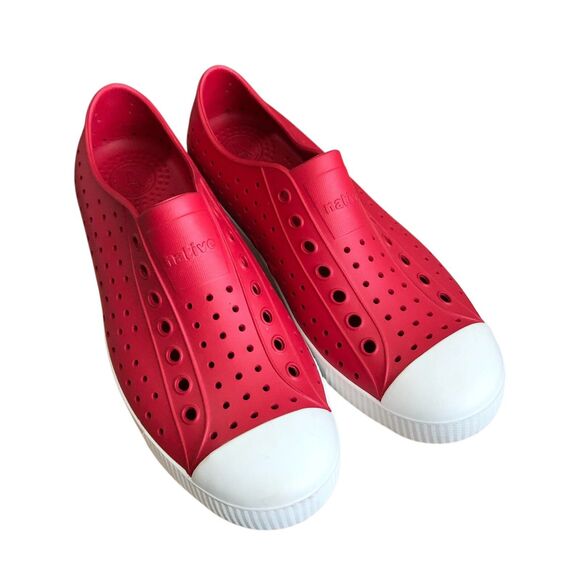Native Shoes - Native Jefferson Red Slip-On Shoes Women’s 10 / Men’s 8 Adult Unisex